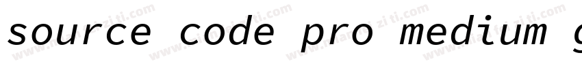 source code pro medium g9字体转换